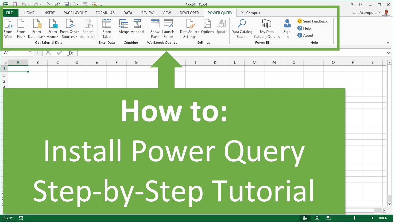 How to Get Power Query in Excel?