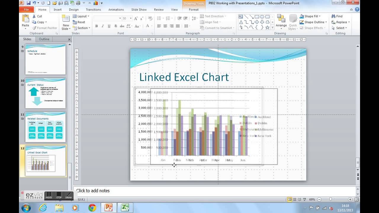 How to Insert Excel Chart Into Powerpoint?