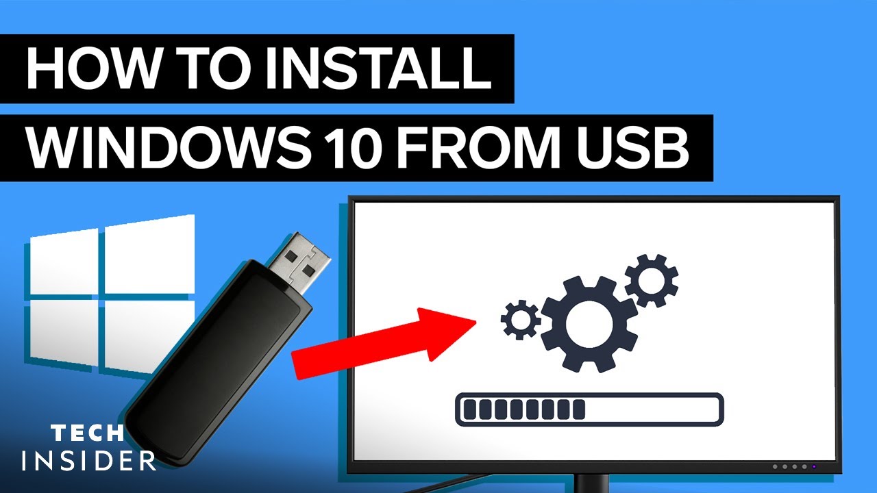 How to Install Windows 10 on Usb?