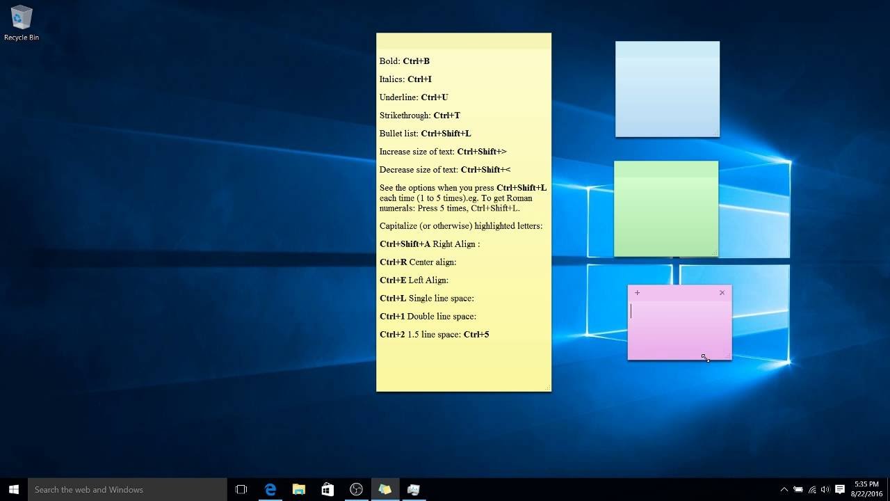 How to Use Sticky Notes in Windows 10?