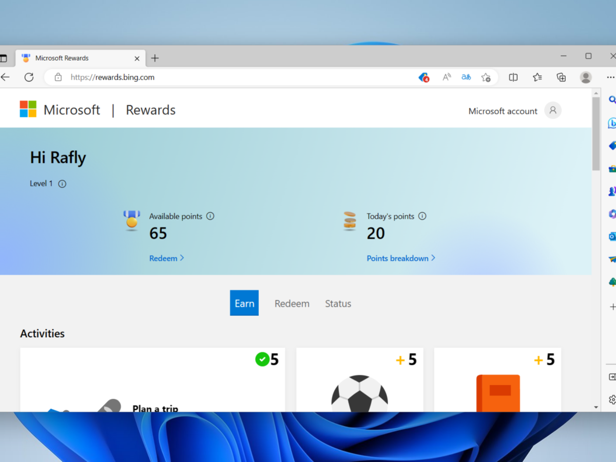 Can You Get Microsoft Rewards Edge Points On Ie?