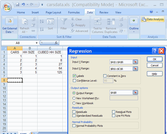 How to Run Multiple Regression in Excel?