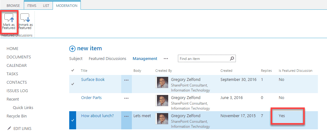 How To Create A Discussion Board In Sharepoint?