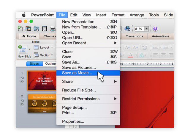 How To Save A Powerpoint As A Video On Mac?