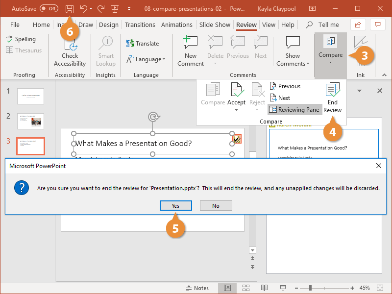 How To Compare Two Powerpoint Files?