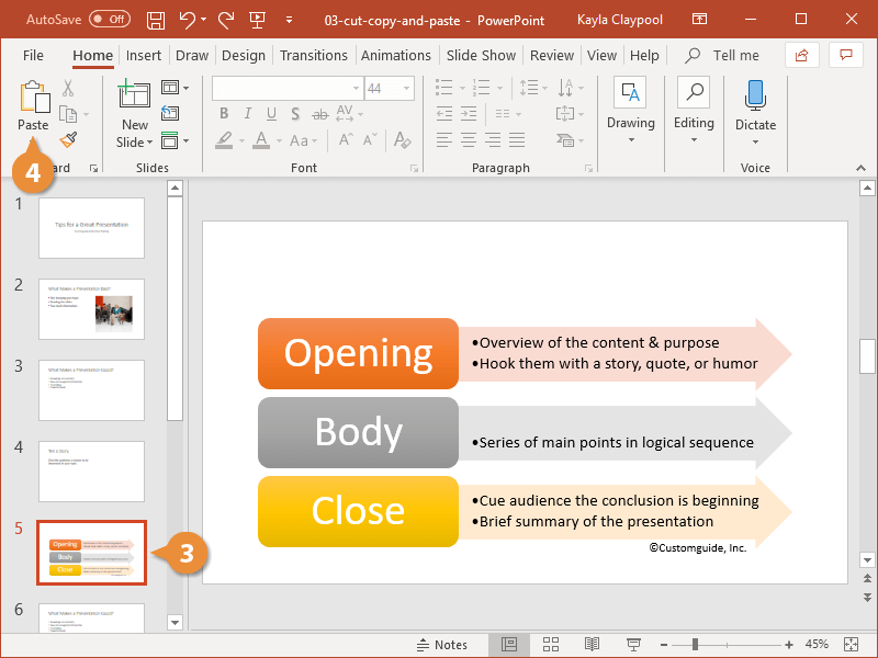 How To Copy And Paste In Powerpoint?