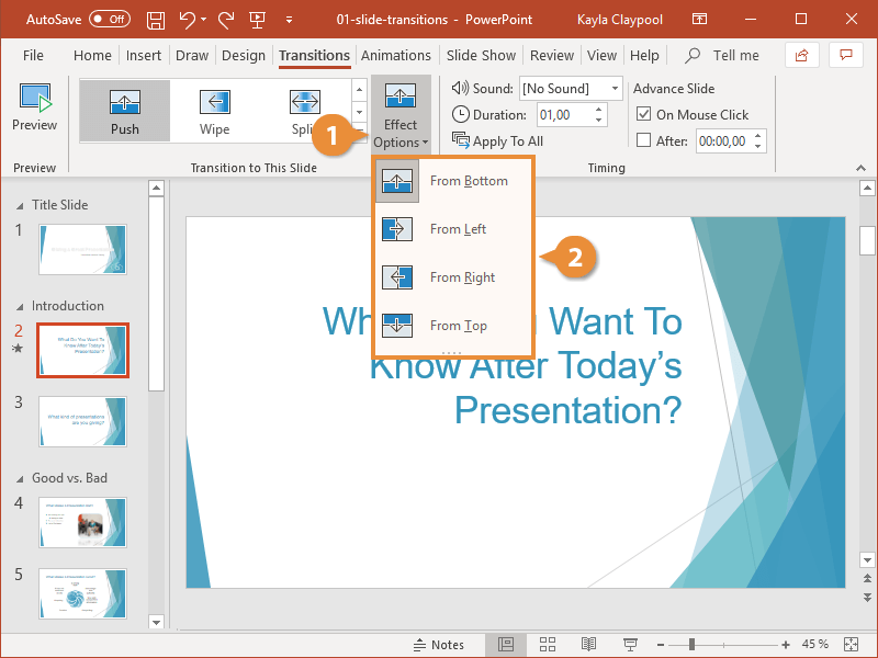 How to Do Transitions on Powerpoint?