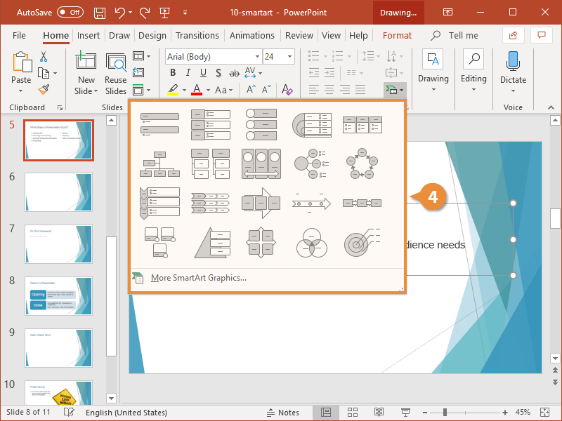 How To Use Smartart In Powerpoint?