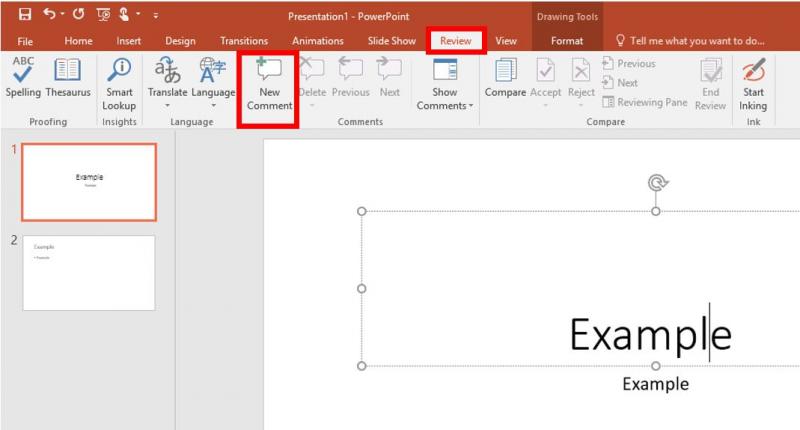 How To Add Comments In Powerpoint?
