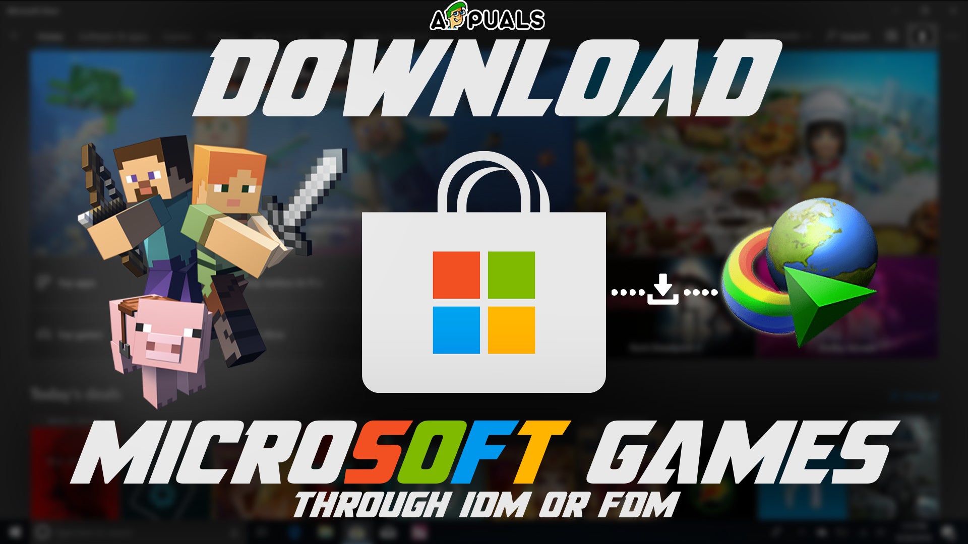 How To Play Games Downloaded From Microsoft Store?