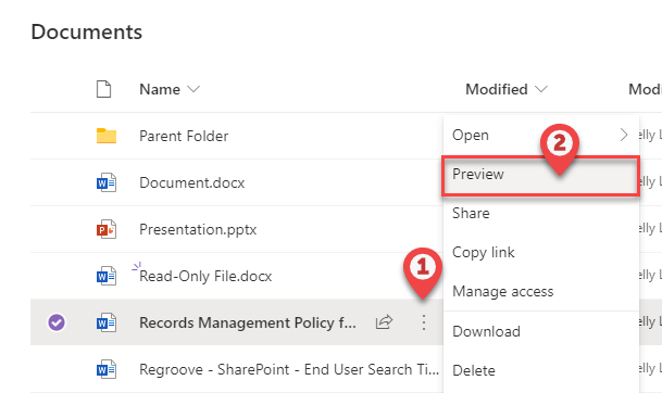 How To Make Sharepoint File Read Only?