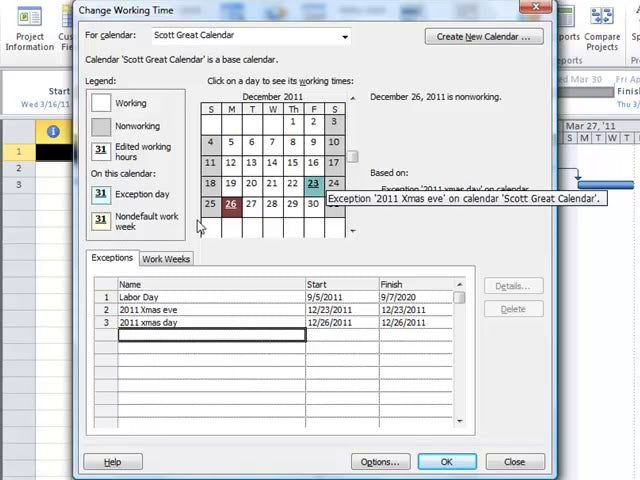 How To Change Microsoft Project To Calendar Days?