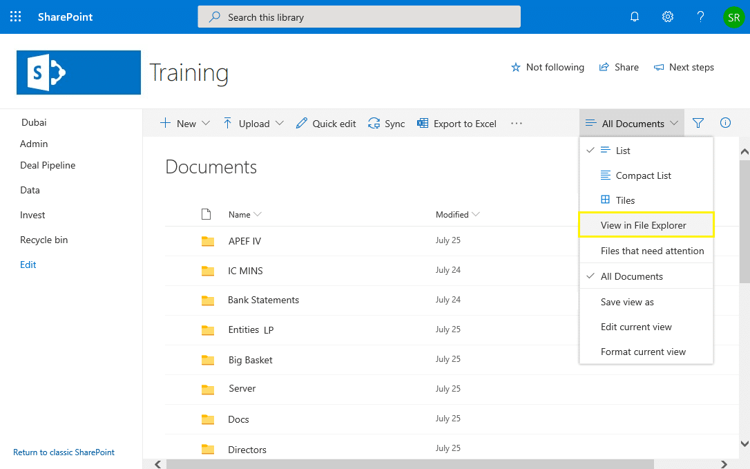 How To Add Sharepoint Link To Windows Explorer?