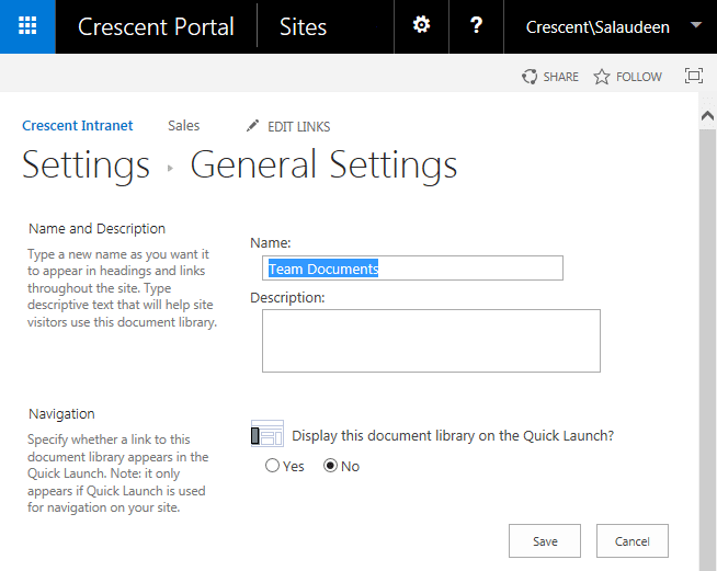 How To Rename A Document Library In Sharepoint?