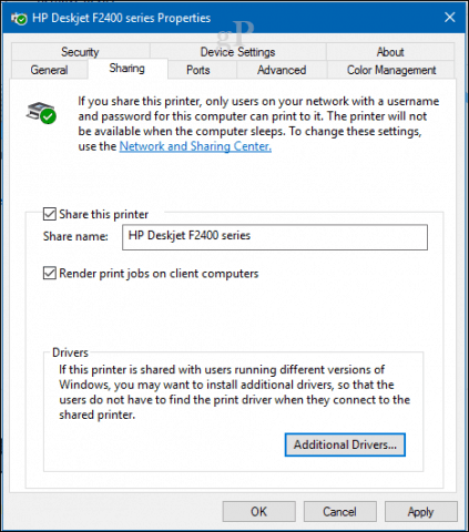 How to Share Printer Windows 10?