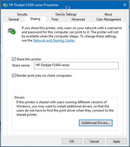 How to Share Printer on Windows 10?