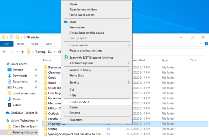 How To Add Sharepoint Folder To Desktop?
