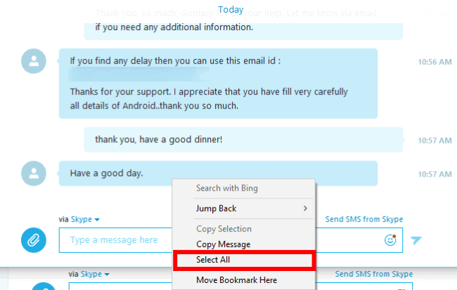 How To Print Out Skype Conversation?