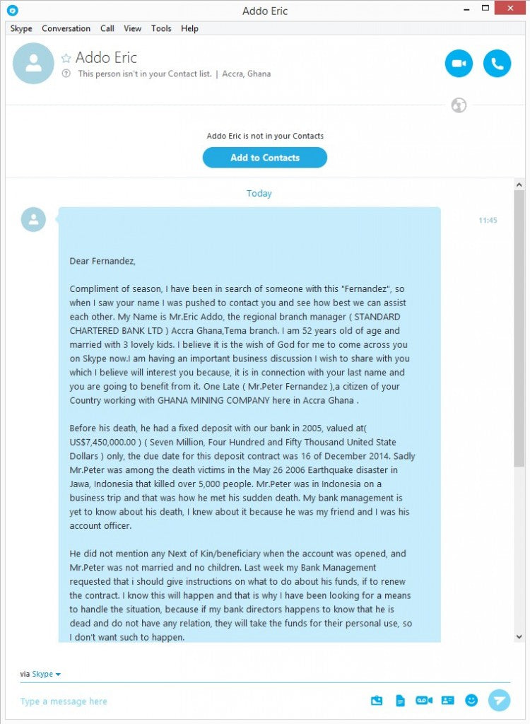 Do Scammers Use Skype?