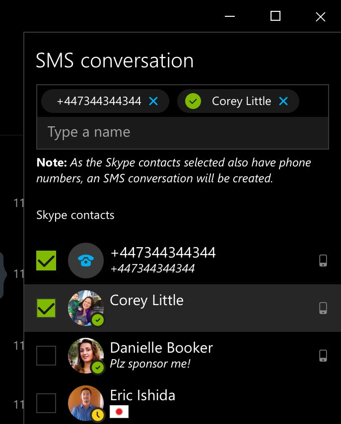 How To Send Sms Skype?