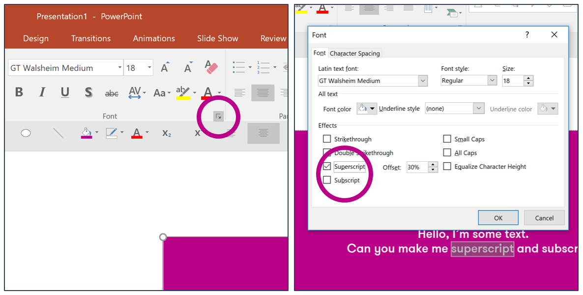 How To Add Superscript In Powerpoint?