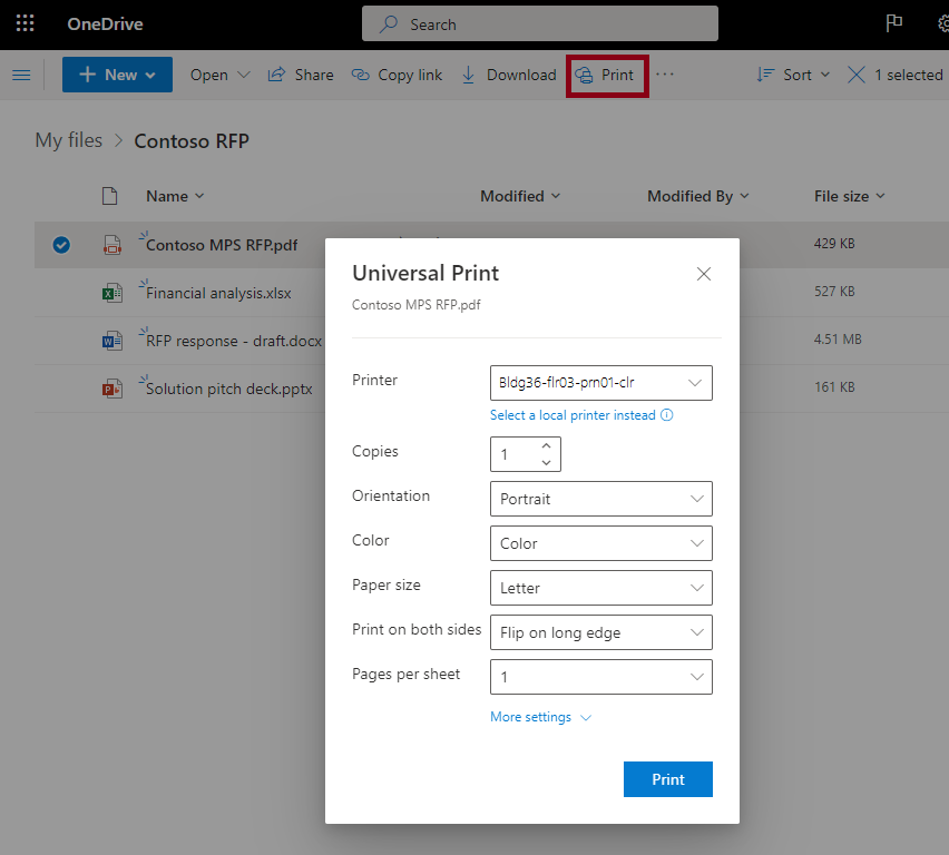 How To Print Photos From Onedrive Uk?