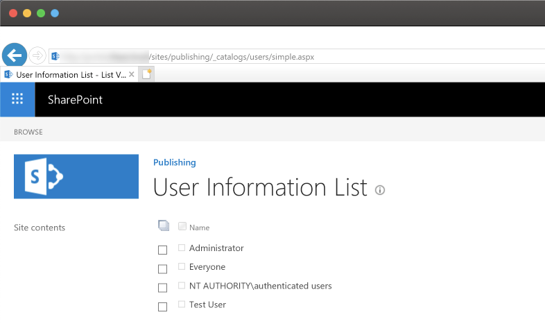 How Do I Get A List Of Users In Sharepoint?