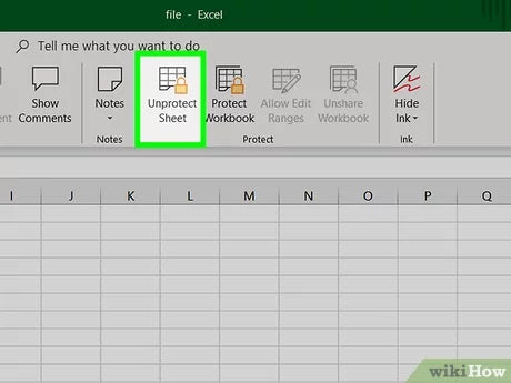 How to Unprotect a Worksheet in Excel?