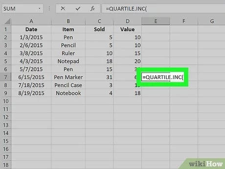 How to Do Quartiles in Excel?