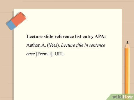 How To Cite Class Powerpoint Apa?