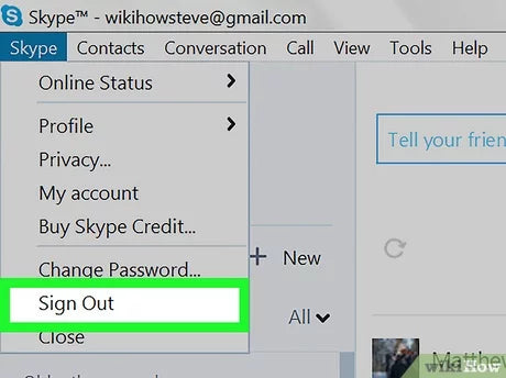 How To Logout Of Skype?