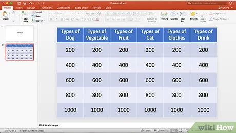 How To Make Powerpoint Jeopardy?
