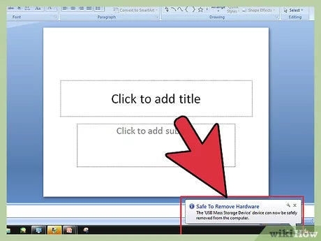 How To Put A Powerpoint On A Flash Drive?