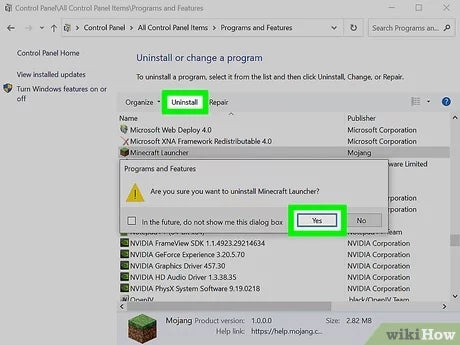 How to Uninstall Minecraft Windows 10?