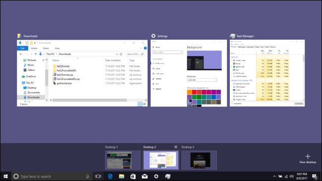 How to Use Multiple Desktops in Windows 10?