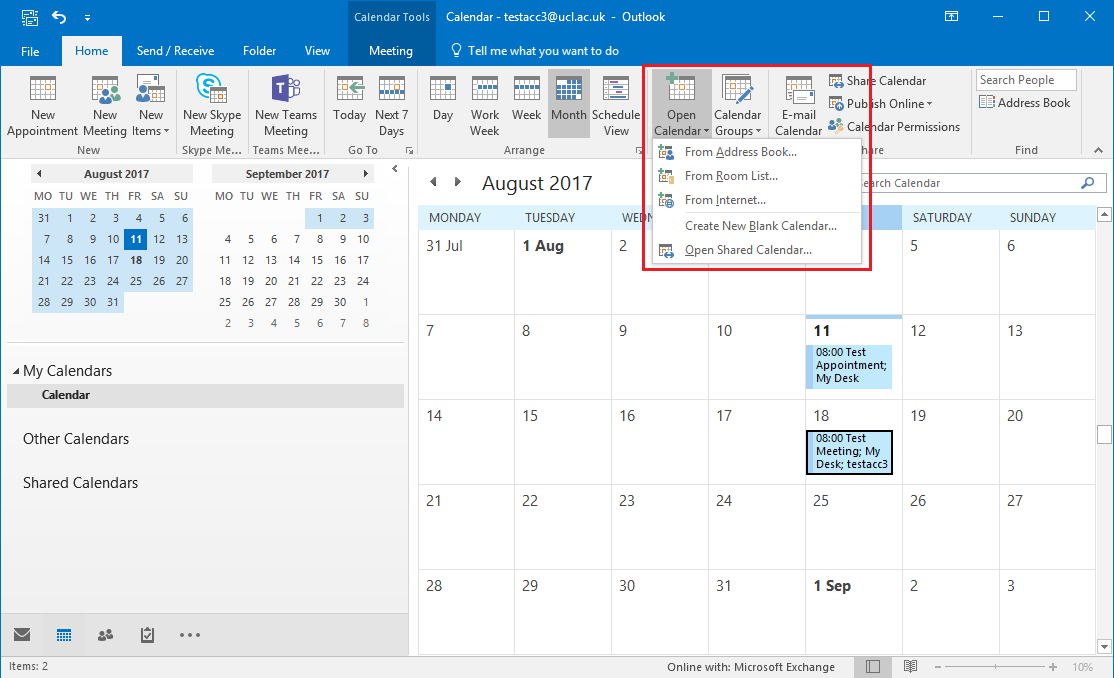 How To Check Calendar In Outlook?