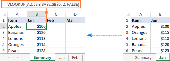 How to Use Vlookup in Excel With Two Sheets?