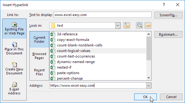 How to Make a Hyperlink in Excel?