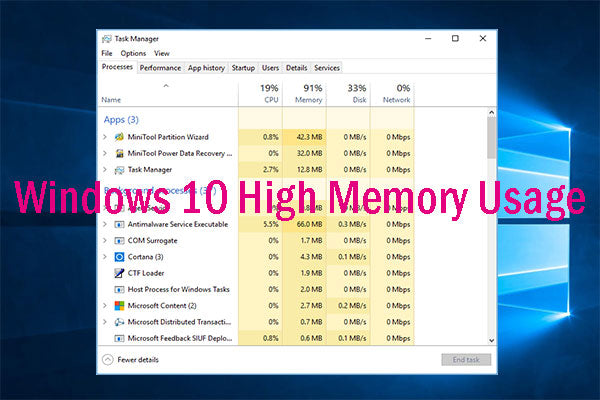 How to Reduce Memory Usage Windows 10?
