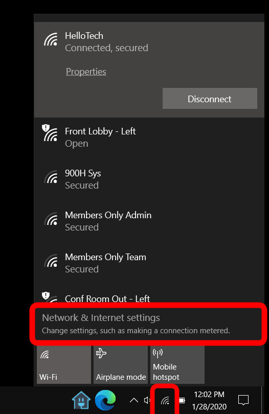 How to Forget Network Windows 10?