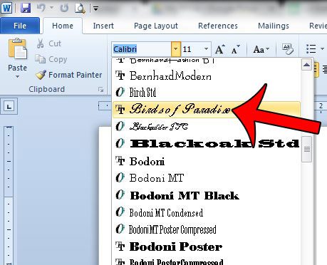 How To Add Fonts To Microsoft Word 2010?