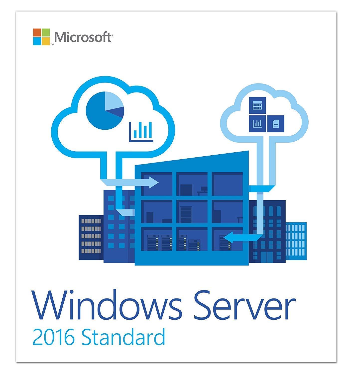 Windows Server 2016 STANDARD License - Product Key - Unlimited Cores