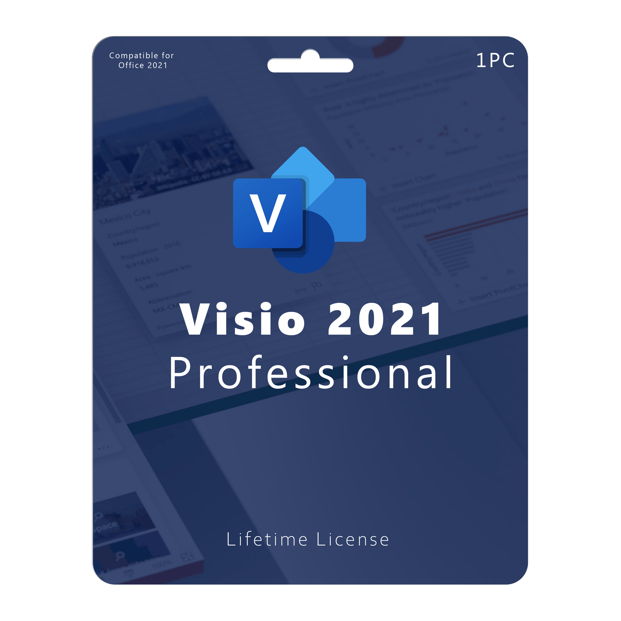 Microsoft Visio 2021 Professional Product key RETAIL license